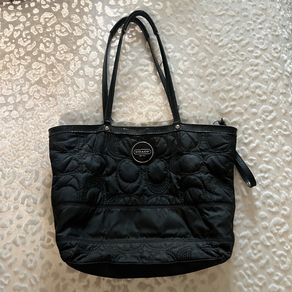Black coach bag - Picture 1 of 2